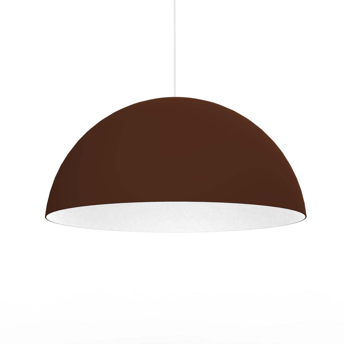 HÄNGELEUCHTE - Dunkelbraun, Metall (40/40/20cm) - Lumicom