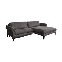 ECKSOFA MIT MOTORISCHER RELAXFUNKTION MALTA Anthrazit Webstoff - Anthrazit/Schwarz, Buchenholz/Textil (302/175cm) - KAWOLA