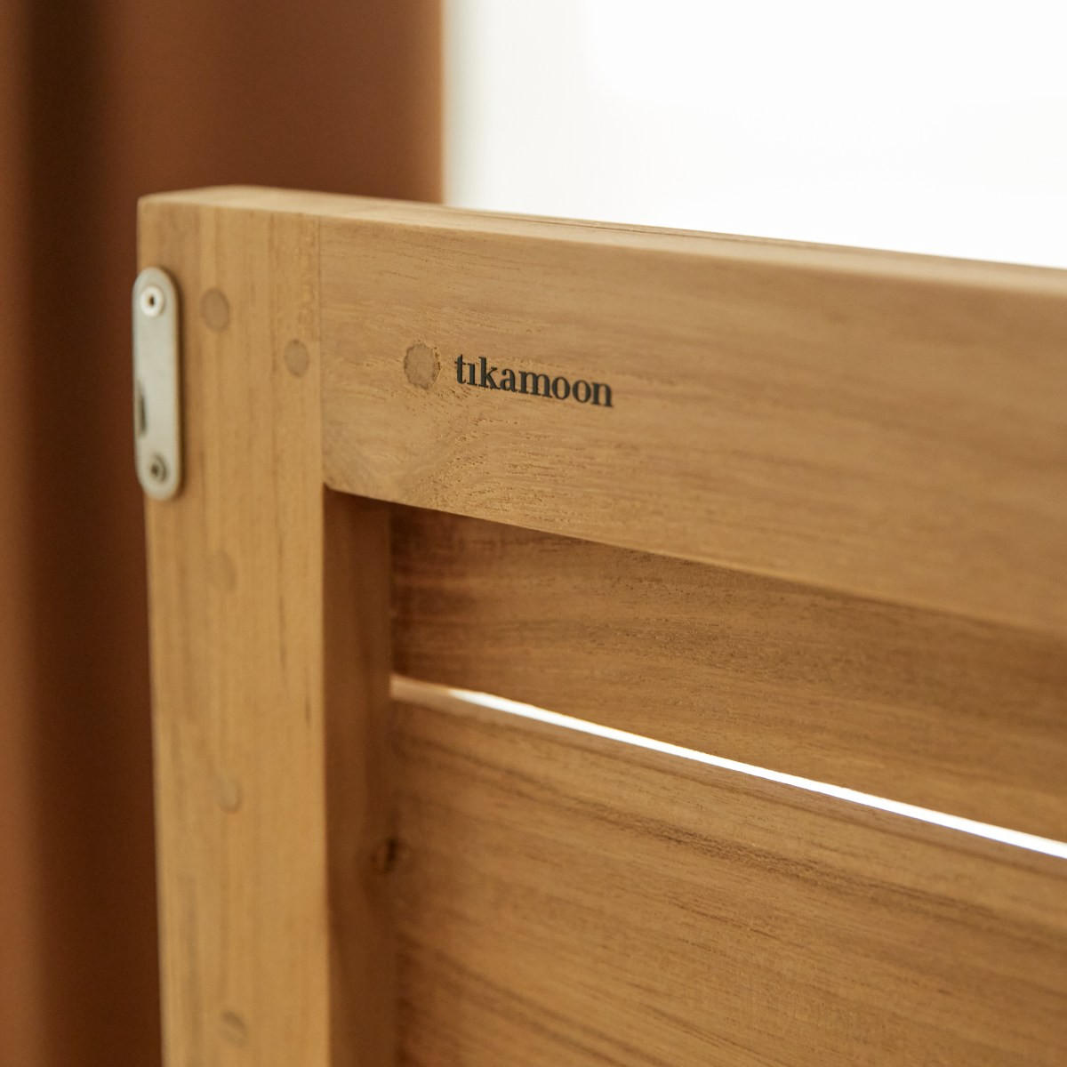 HOCHSCHRANK Minimalys Natur aus Teak - Naturfarben, Holz (50/180/55cm) - Tikamoon
