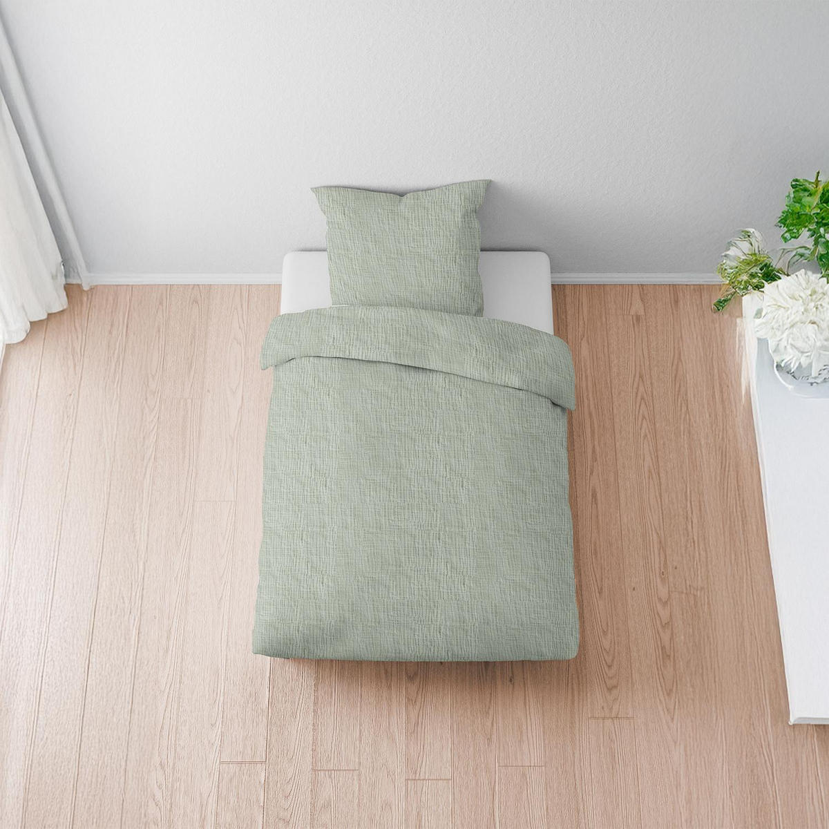 BETTWÄSCHE 135x200 cm - Weiß, Textil (135/200cm) - Sleezzz