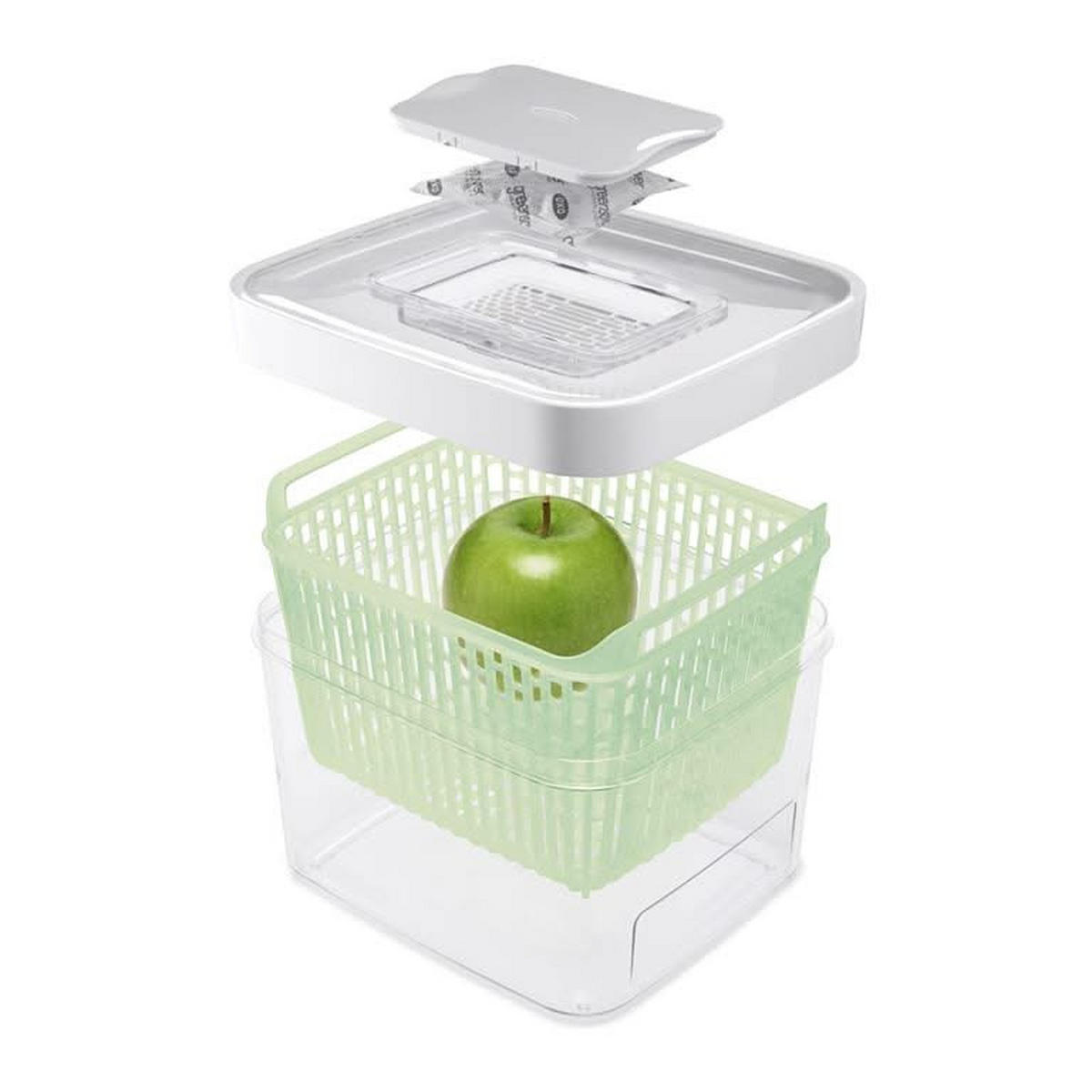 FRISCHE-TABLETT Vershoudbox GreenSaver 1.5 Liter - Grün, Kunststoff (1.5L)