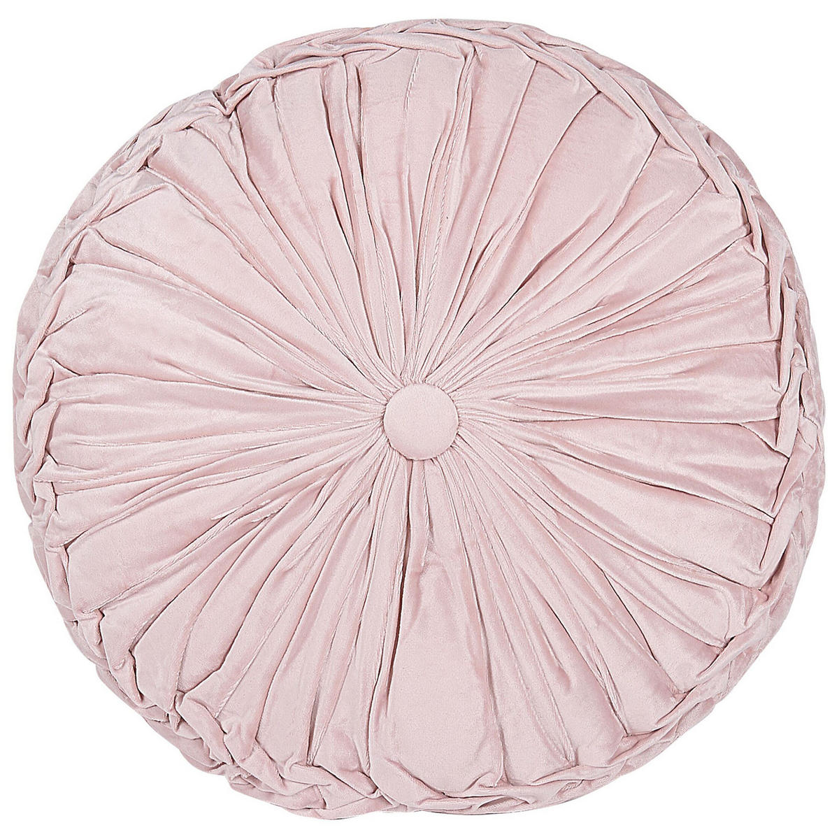 DEKOKISSEN Pastellrosa 40/40 cm Udala - Pink, Textil (40/40cm) - Beliani