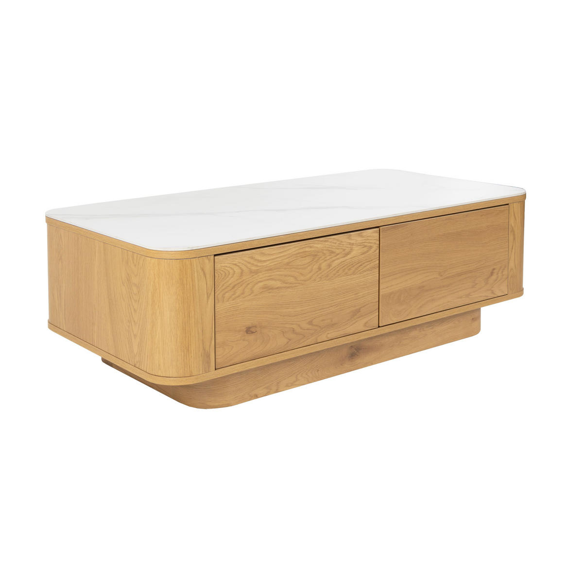 COUCHTISCH Almira 120x60 cm / Marmoroptik Natural - Naturfarben, Holzwerkstoff (120/60/38cm) - Housecraft Living