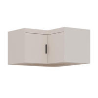 AUFSATZSCHRANK Storicos Beige 97,8/55/97,8 cm - Modern, ideal für Ecken - Beige, Holzwerkstoff/Kunststoff (97.8/55/97.8cm) - AX Living