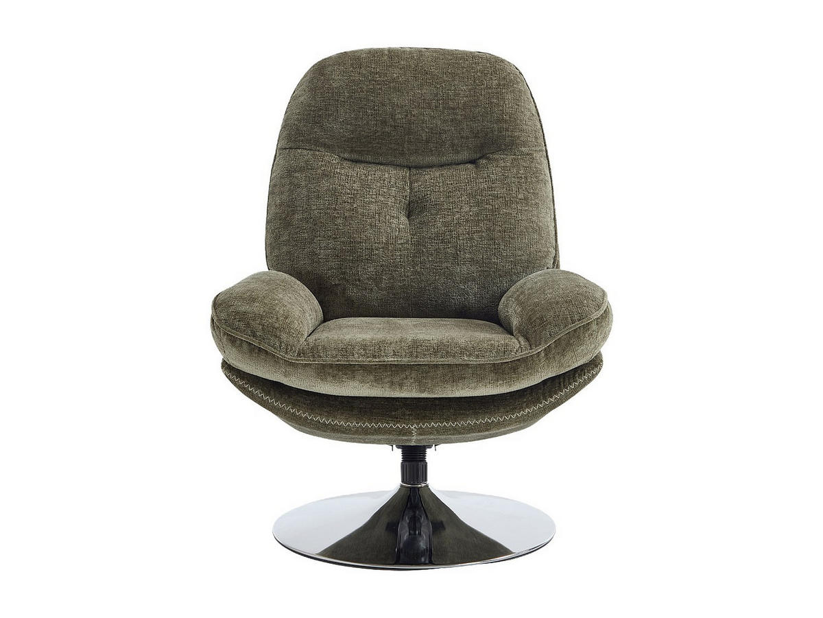 DREHSESSEL - Stoff - Grün - ILMACA - Grün, Textil (90/99/78cm) - Vente-Unique