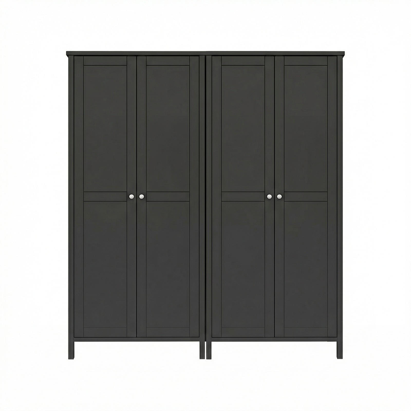 KLEIDERSCHRANK Tromsø Mokka lackiert 178/50/195 cm - Mokka, Holzwerkstoff (178/195/50cm) - ebuy24