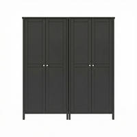 KLEIDERSCHRANK Tromsø Mokka lackiert 178/50/195 cm - Mokka, Holzwerkstoff (178/195/50cm) - ebuy24