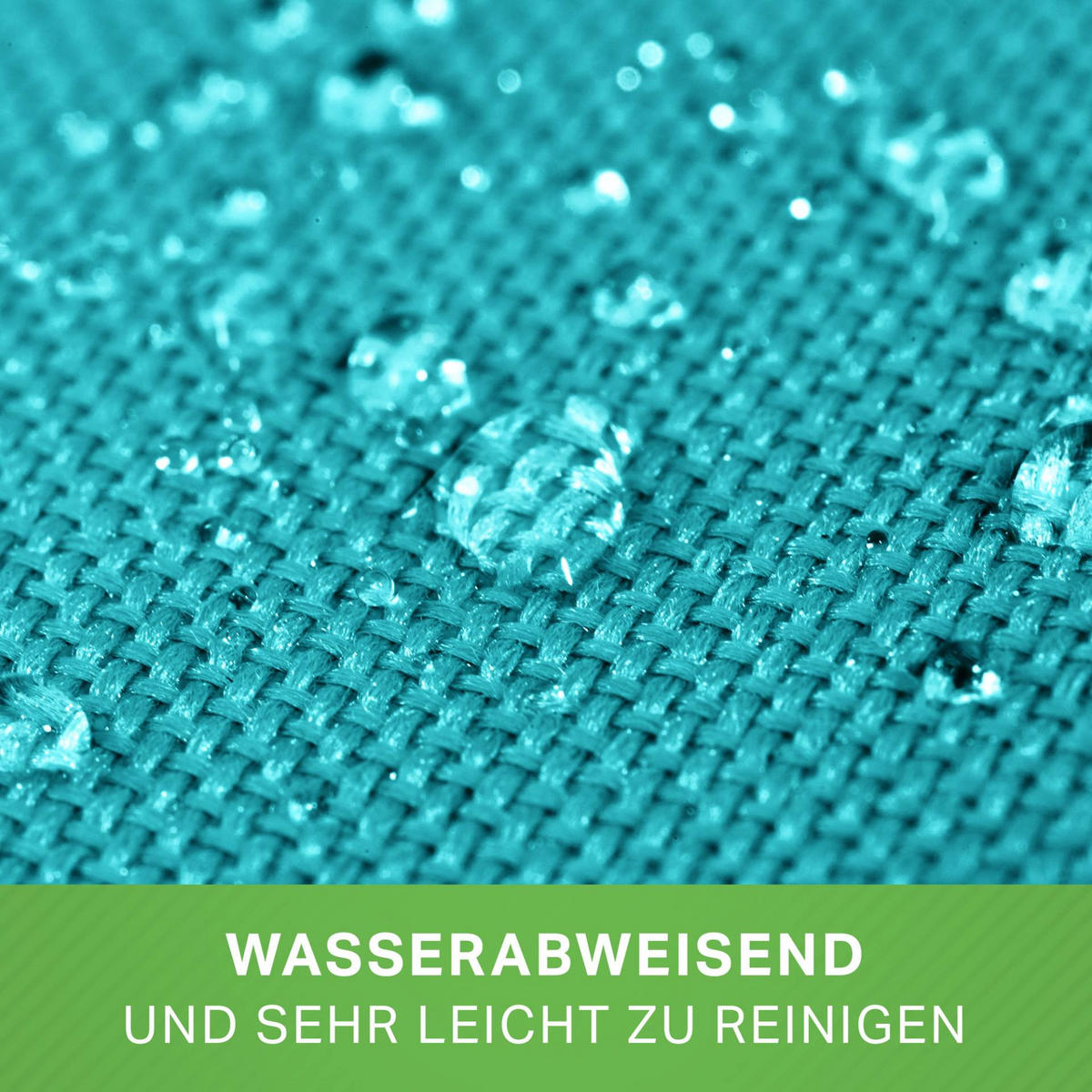 XXL-SITZSACK + Pouf 2er Set - 140x180cm - Türkis, Textil (140/25/180cm) - Green Bean