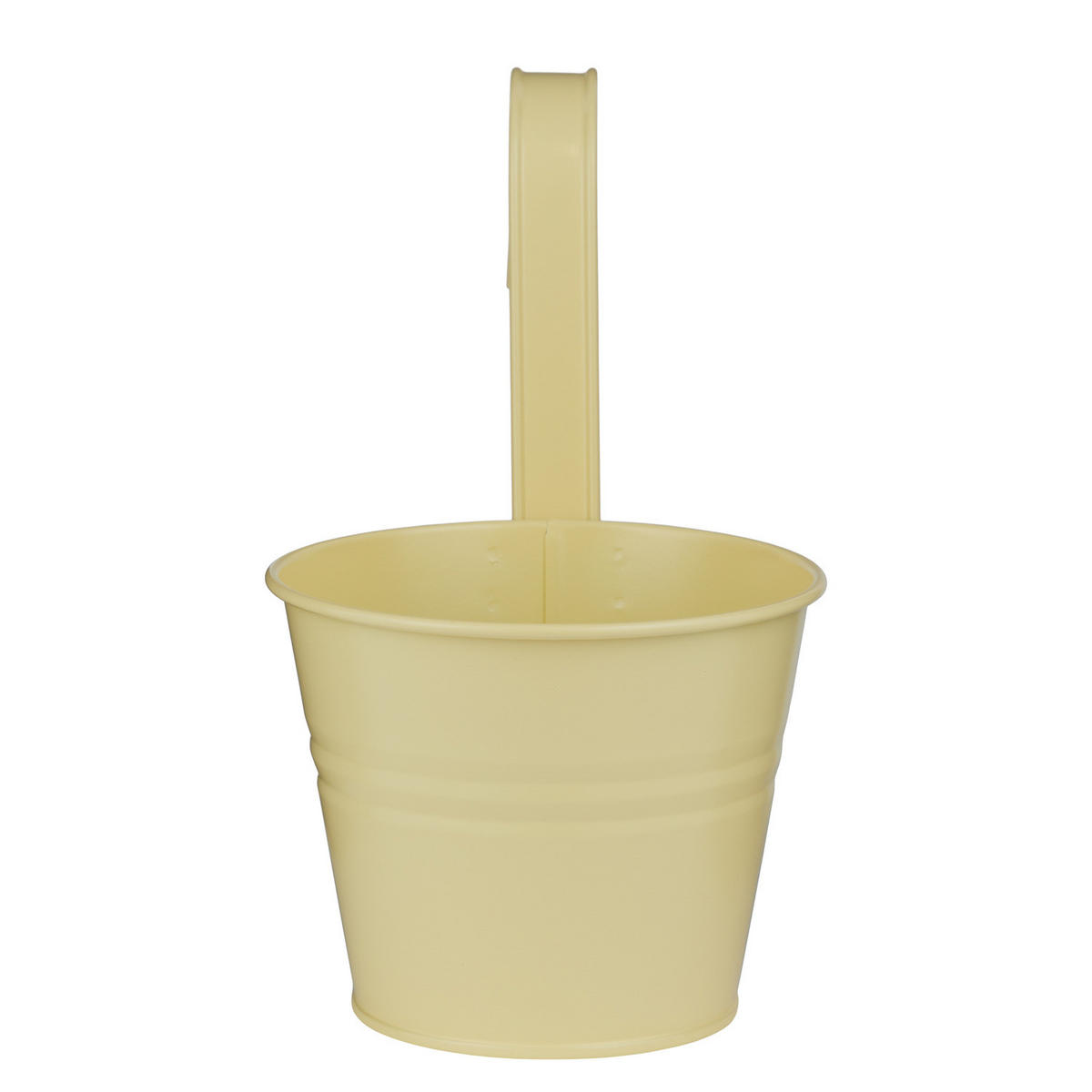 HÄNGEKASTEN (6er-Set) Zinc Ø11cm - Gelb, Metall (13cm) - Butlers