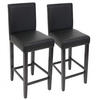 BARHOCKER Schwarz 2er-Set - Schwarz, Textil (41/109/50cm) - MCW