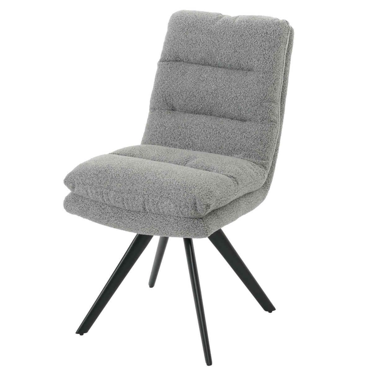 ESSZIMMERSTUHL Grau - Grau, Textil (48/92/68cm) - MCW