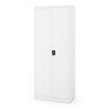 AKTENSCHRANK Jan H 220 - Weiß, Metall (90/220/40cm) - Jan Nowak