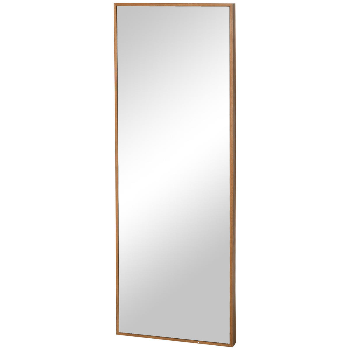WANDSPIEGEL - Naturfarben, Glas/Holzwerkstoff (48/125/45cm) - HOMCOM