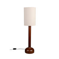 STEHLAMPE Jones - Beige, Holz (35/35/140cm) - Dutchbone