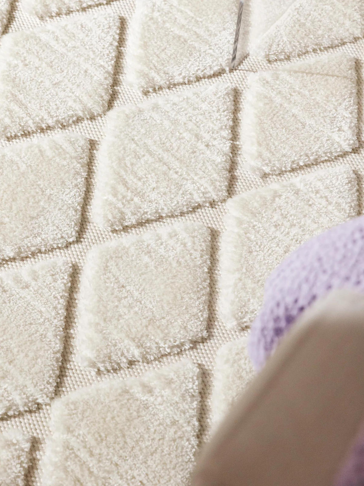 TEPPICH Elanie 120/170 cm - Creme, Kunststoff (120/170cm) - benuta Pop