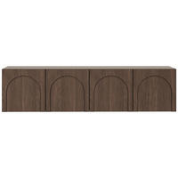 TV stolek Arkadia, dub, 200 cm - tmavě hnědá, kompozitní dřevo (200/49/35cm) - Selsey