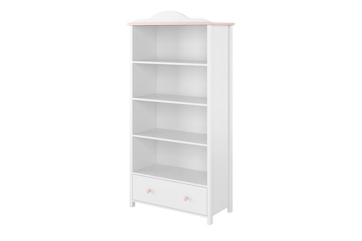 REGAL mit Schublade GIGLU - Weiß, Holzwerkstoff (85/171/42cm) - KONSIMO®