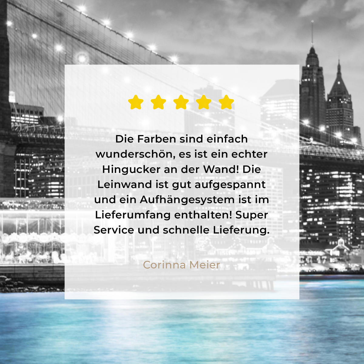 LEINWANDBILD New York - Skyline - Stadt - Blau 30x40 cm - Blaugrau, Textil (30/40cm) - MuchoWow