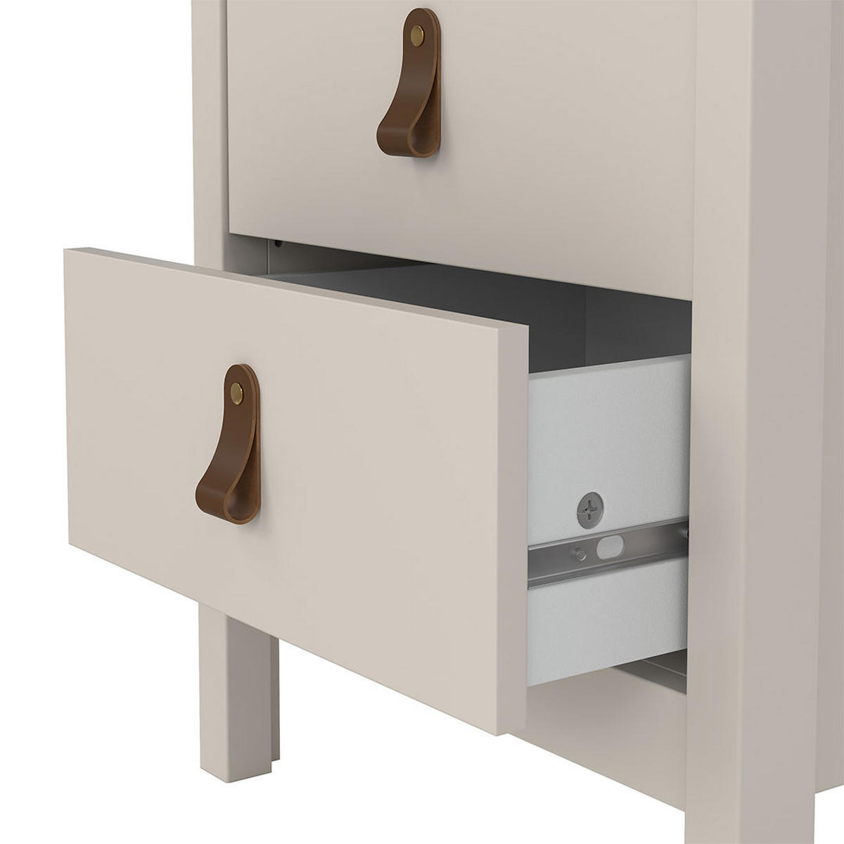 NACHTTISCH, Madrid, Kaschmir, Holzwerkstoff, 44 x 39 x 54 cm - Kaschmir, Holzwerkstoff (44/54/39cm) - ebuy24