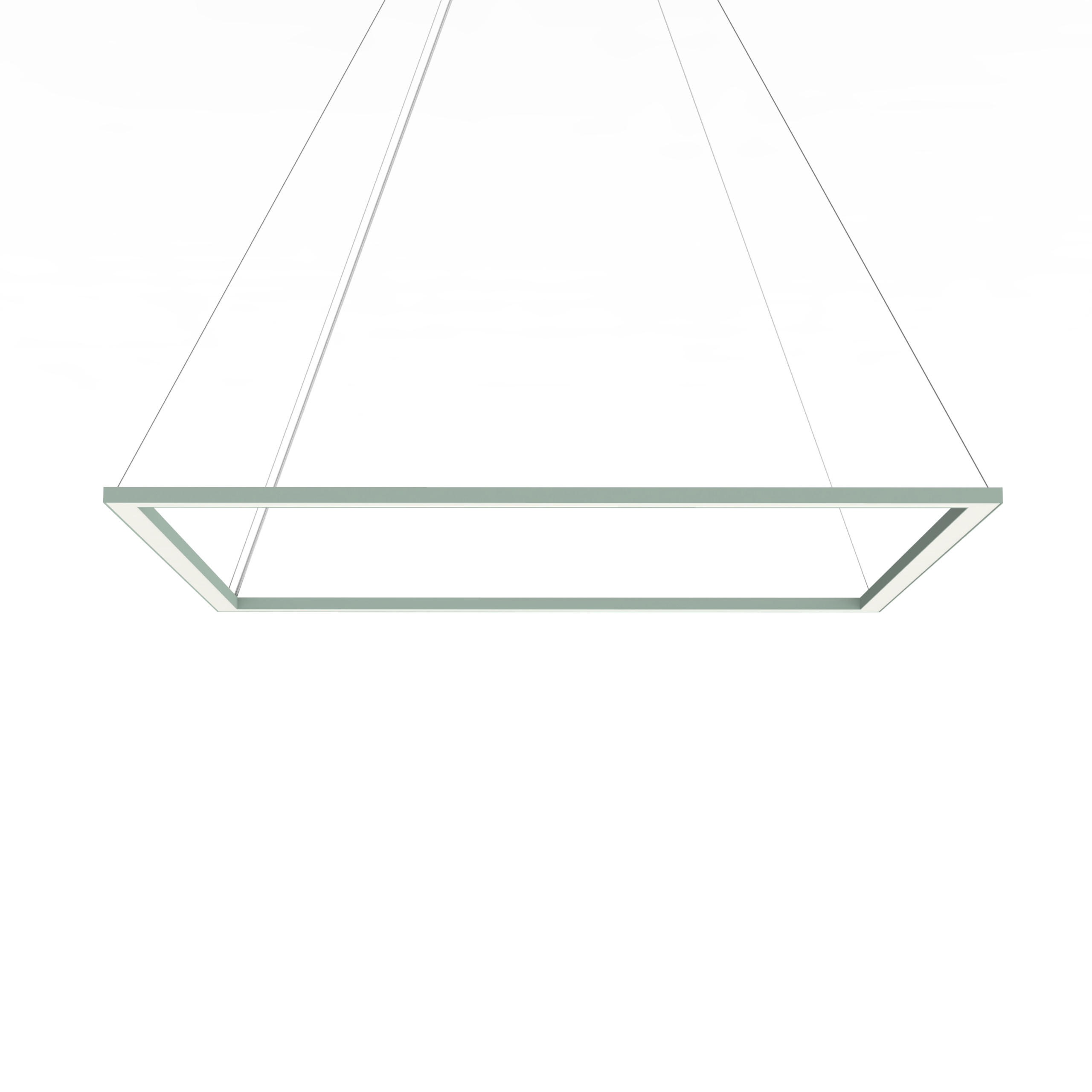 LED-HÄNGELEUCHTE - Grün, Metall (90/90/100cm) - Lumicom