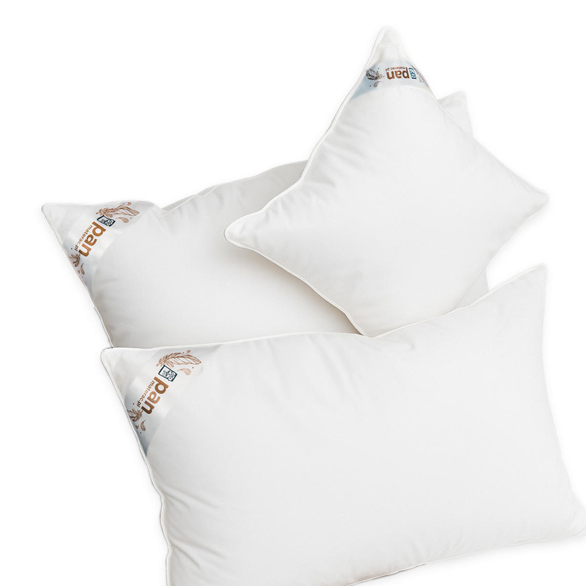 DAUNENKISSEN Delicate - Weiß, Textil (50/70cm) - Mr Mattress