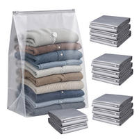 VAKUUMBEUTEL Grau Transparent 12er-Set 100x80 cm - Multicolor, Kunststoff - Relaxdays