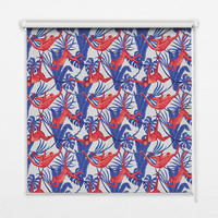 VNÚTORNÁ roleta - okenná roleta - roleta - 130x140 cm - Červené opice - červená, plast (130/140/0.5cm) - TULUP