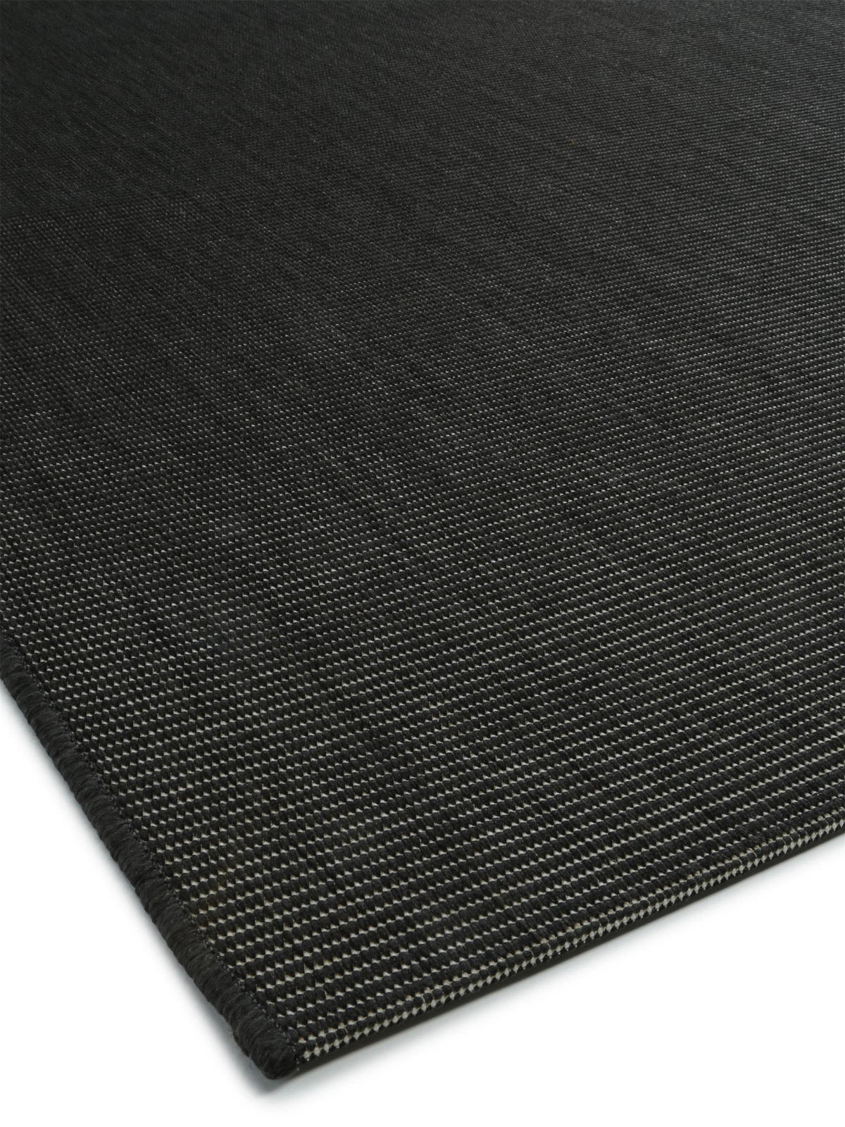 OUTDOORLÄUFER Metro Schwarz 80x240 cm - Schwarz, Textil (80/240cm) - benuta Nest