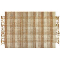 TEPPICH geflochten Berissa 230/160 cm - Beige, Naturmaterialen (160/230cm) - Beliani