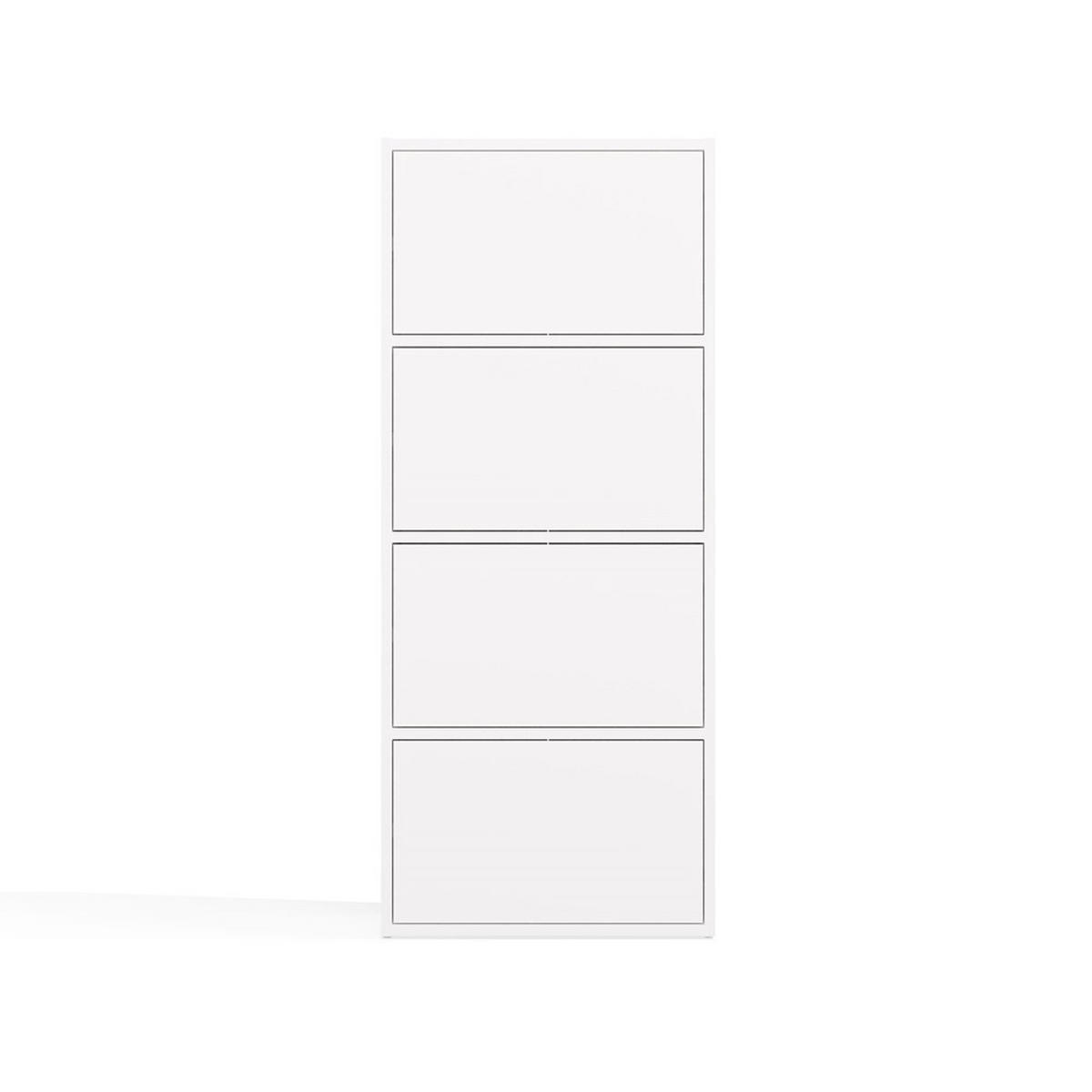 HIGHBOARD Kate - Weiß, Holzwerkstoff (50/119/40cm) - kommodly
