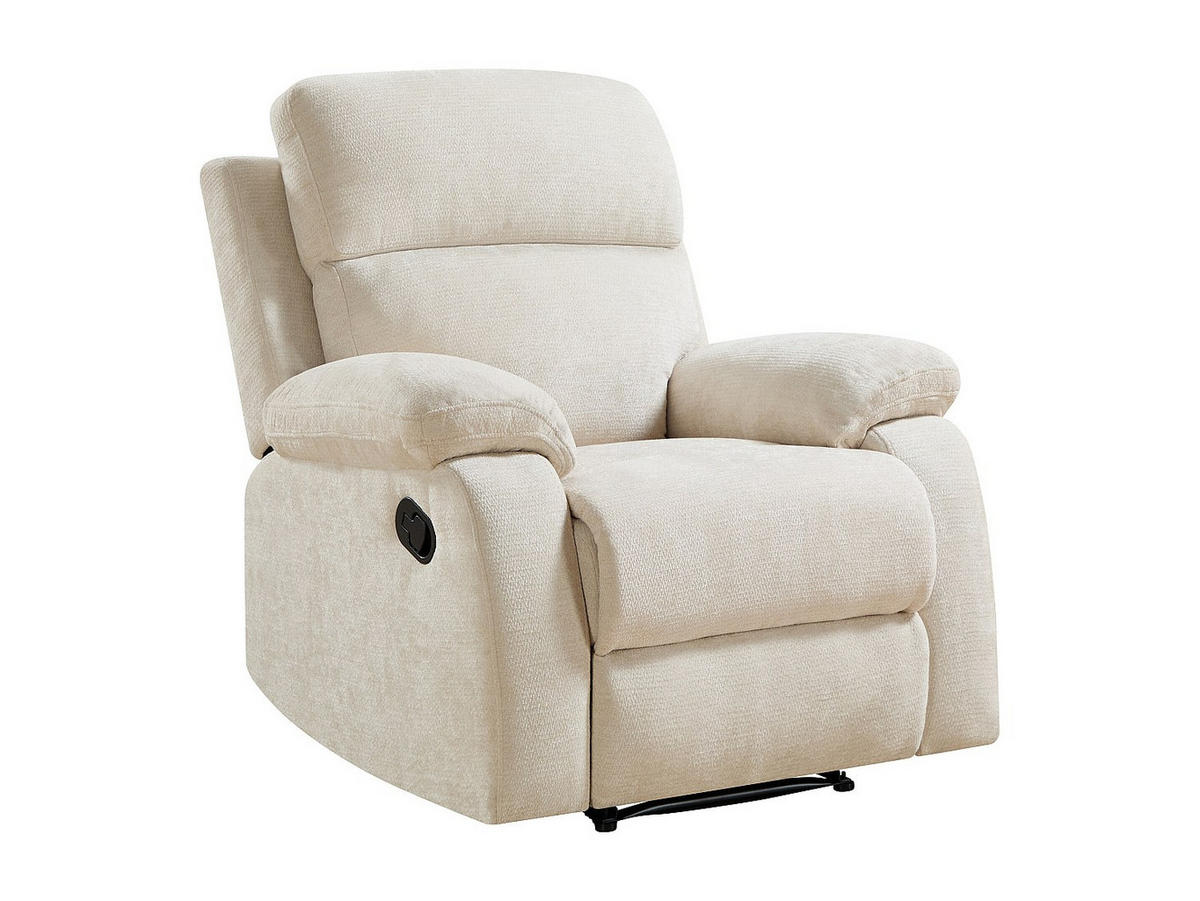 RELAXSESSEL - 1 Person - Stoff - Beige - - Beige, Textil (91/100/96cm) - Vente-Unique