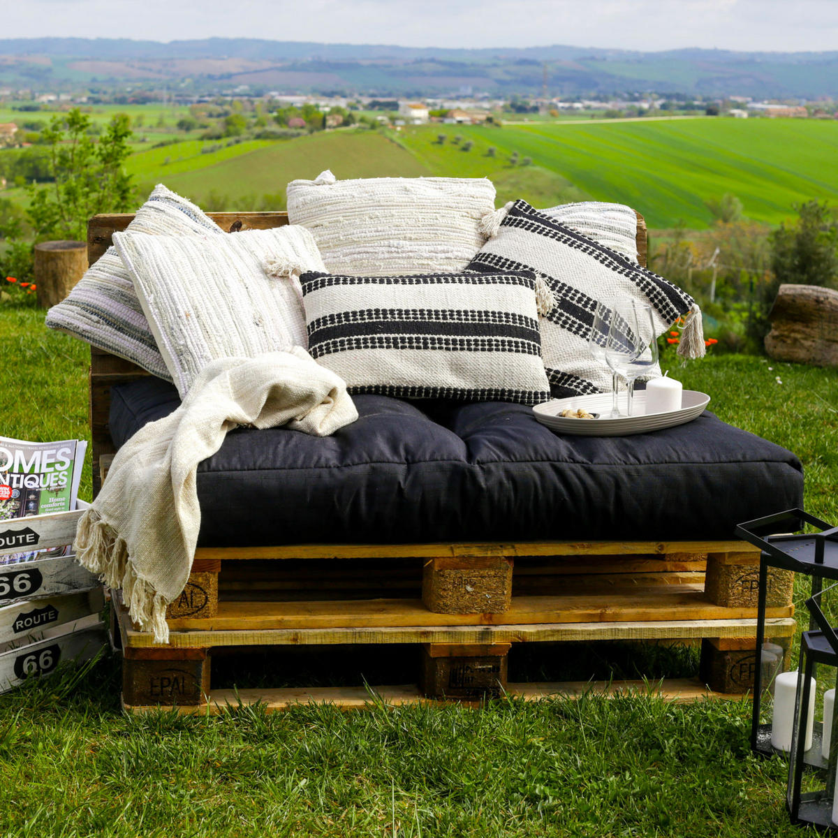 DEKOKISSEN Beige 45/45/10 cm - Beige, Textil (45/45cm) - Mobili Rebecca