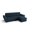 ECKSOFA L REBI L2 Poso 05 Rechts mit Schlaffunktion, Hellbraun, L-Form - Hellbraun, Textil (251/140cm)