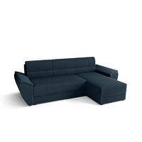 ECKSOFA L REBI L2 Poso 05 Rechts mit Schlaffunktion, Hellbraun, L-Form - Hellbraun, Textil (251/140cm)
