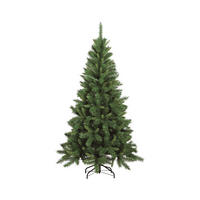WEIHNACHTSBAUM Kunststoff Grün 58x58h120 cm - Grün, Kunststoff (120cm) - DMORA