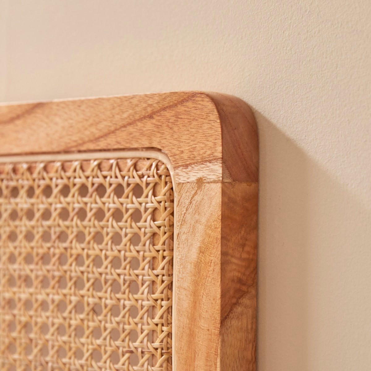 KOPFTEIL Adèle Natur aus Rattan - Naturfarben, Naturmaterialien (90/115/3cm) - Tikamoon