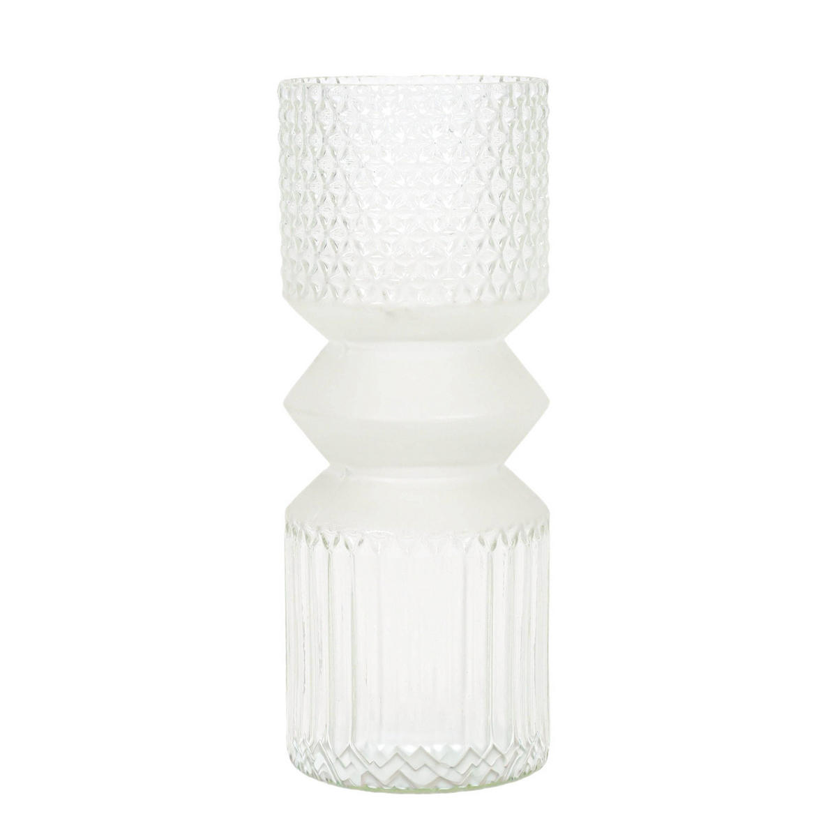 BLUMENVASE aus Glas 11/11/30 cm - Transparent, Glas (11/30cm) - Home Styling Collection