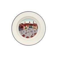 SUPPENTELLER DORF Design Naif bunt ø 21 cm - Multicolor, Keramik (21cm) - Villeroy & Boch