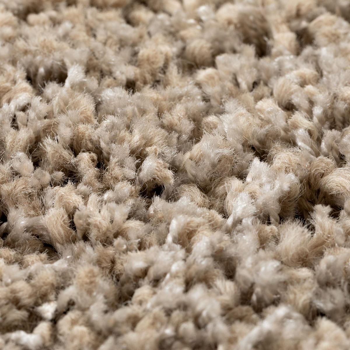 HOCHFLORTEPPICH 200/200 cm Twilight rund - Beige, Textil (200/200cm) - Steffensmeier