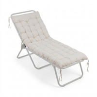 LAVIČKOVÝ sedák - béžová, textil/plast (70/8/190cm) - Relaxdays