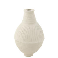 VASE LAXMI - Papier - Weiß - Ø 60 cm - Weiß, Papier (85cm) - J-Line