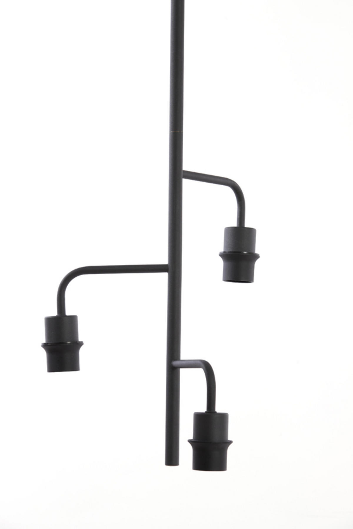 HÄNGELAMPE Edisa Schwarz Ø48/25 cm - Schwarz, Metall (48/48/25cm) - Light & Living