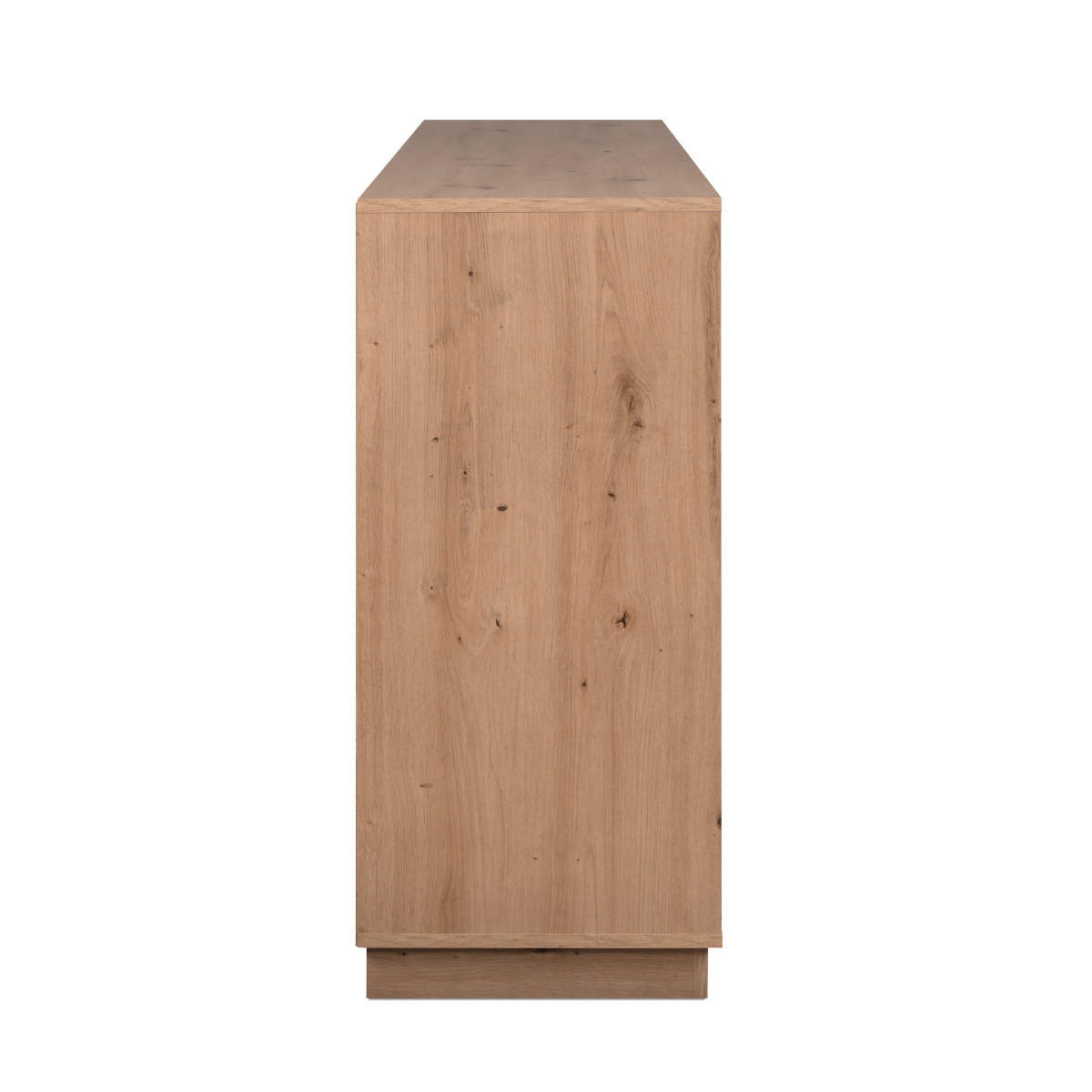 SIDEBOARD mit 3 Türen und 3 Schubladen Hochglanz Weiß und Artisan-Eiche 178/40/88 cm - Weiß Hochglanz, Holzwerkstoff (40/88/41.5cm) - Calicosy