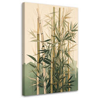 LEINWANDBILD Zen und Orientalisch 70x100cm - Grün, Textil (70/100cm) - Feeby