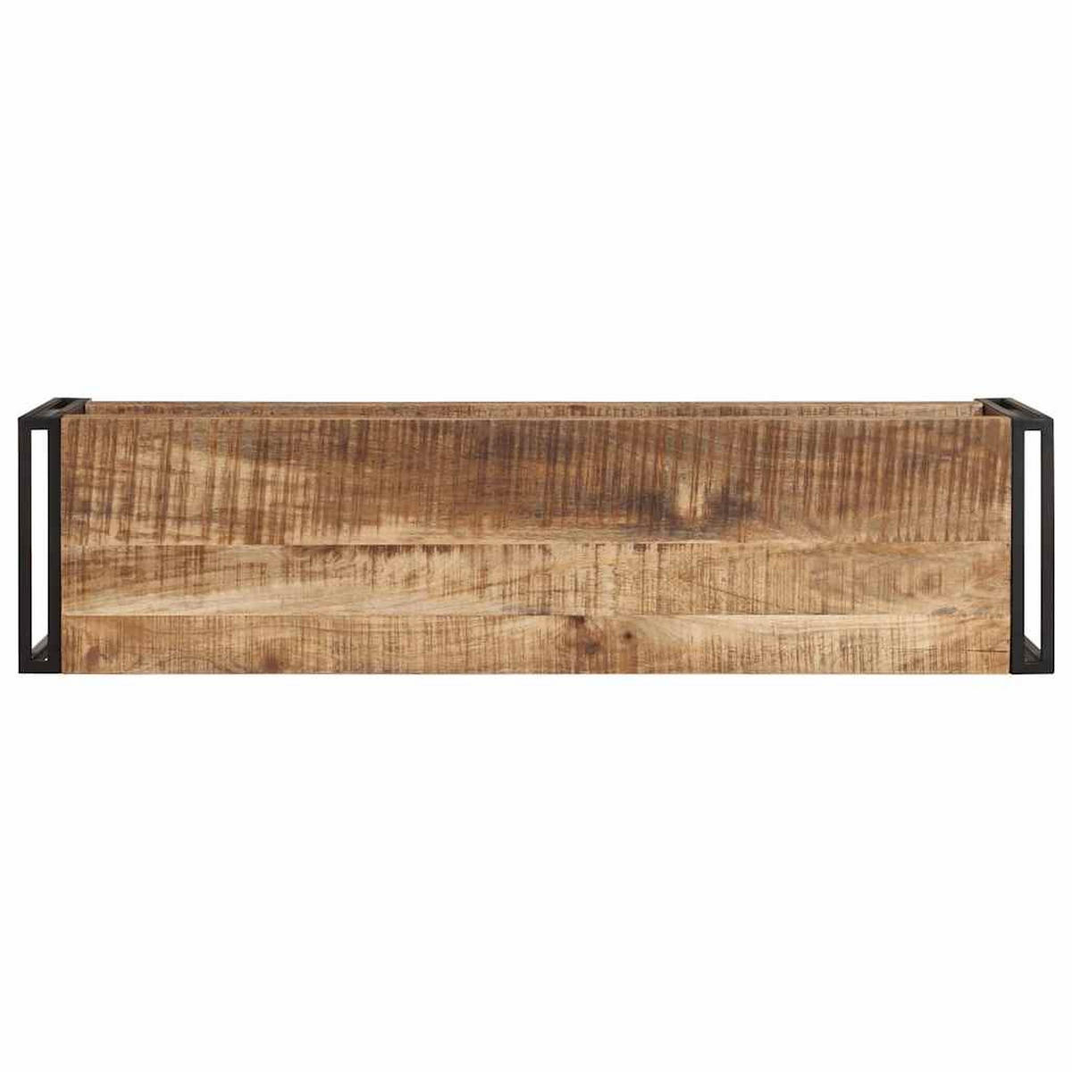TV-SCHRANK 120/30/40 Cm Raues Mangoholz - Braun, Holz (30/90/30.5cm) - vidaXL