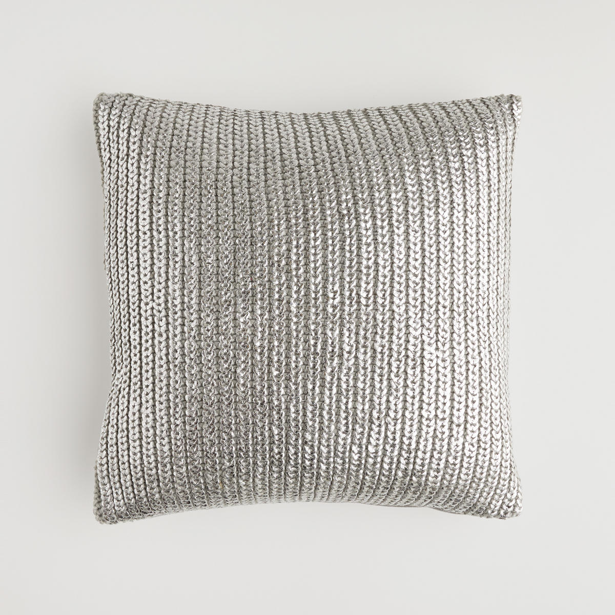 KISSENBEZUG Cardig - Hellgrau, Kunststoff (45/45cm) - home&you