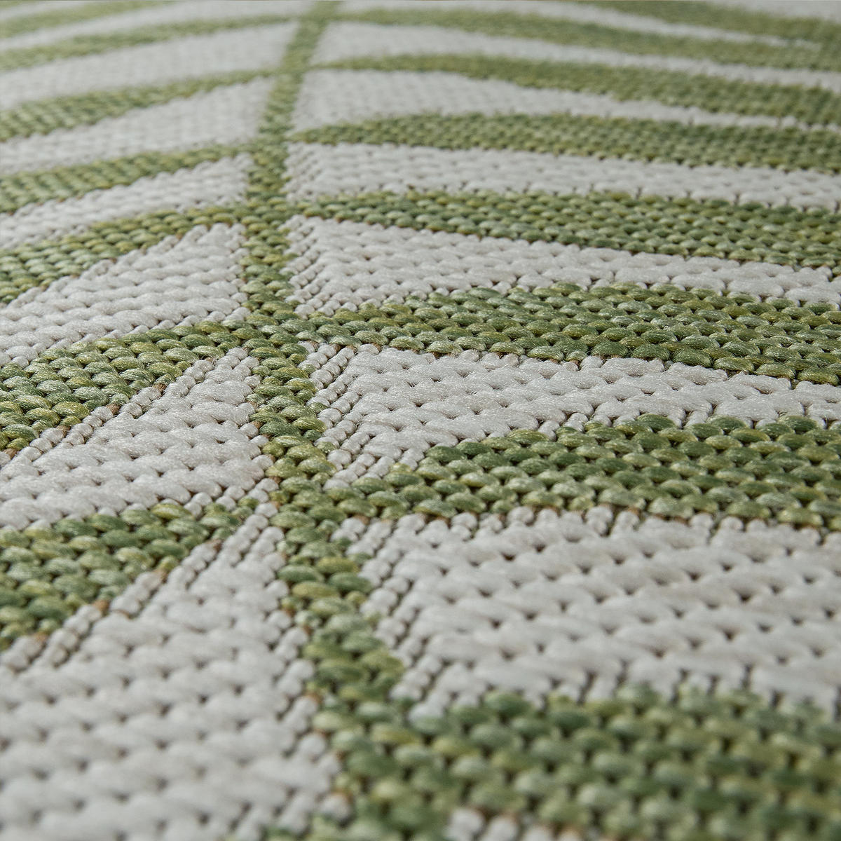 OUTDOORTEPPICH 60/100 cm Kuba 123 - Grün, Textil (60/100cm) - Paco Home