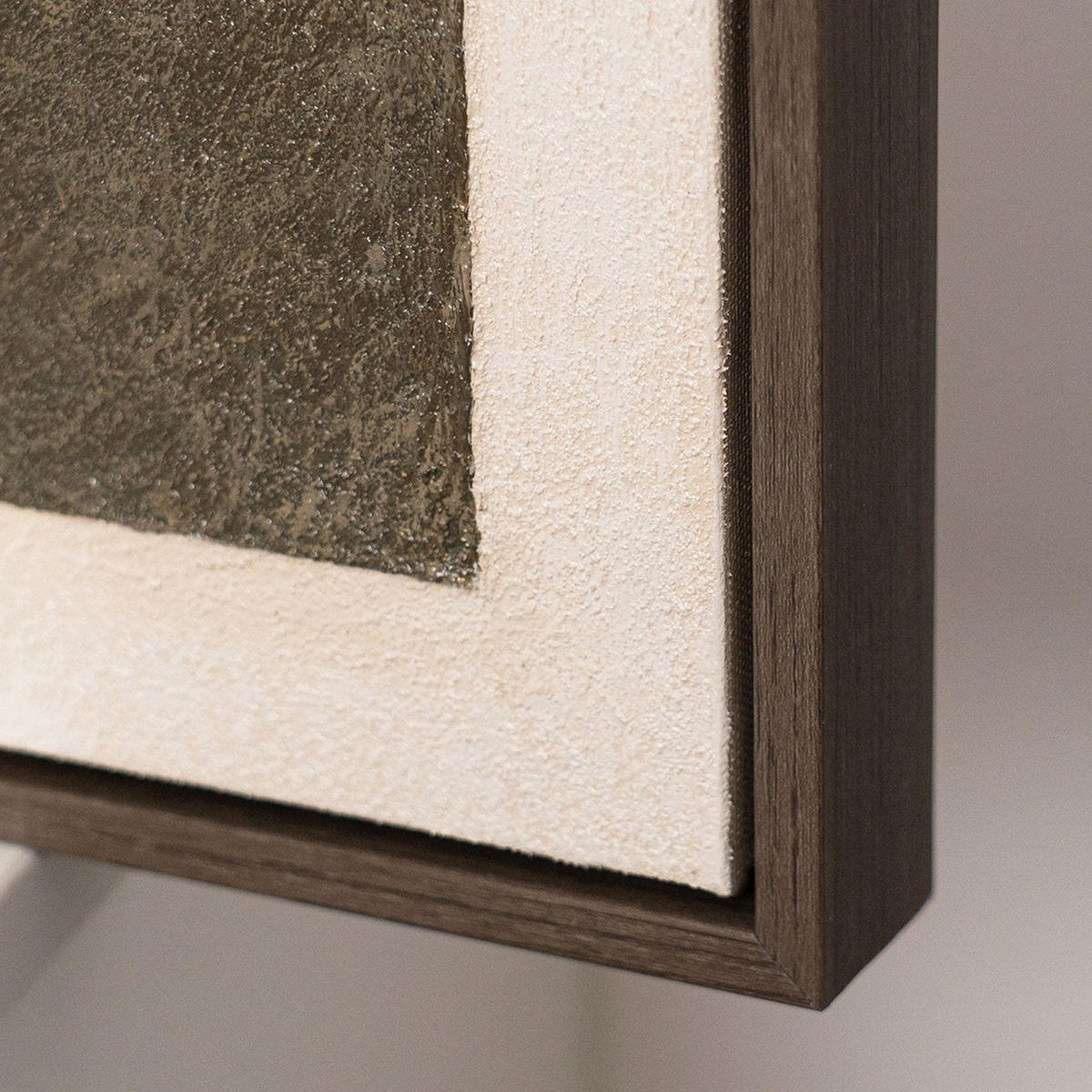 GEMÄLDE Ausgewogenheit der Linien Schattenfugenrahmen Grau 3-teilig - Grau, Holz (80/60cm) - YS-art gallery