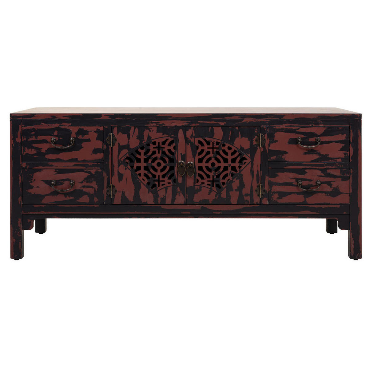 SIDEBOARD aus Holz 120x40x50 Cm - Multicolor, Holz (120/50/40cm) - Wanderlust