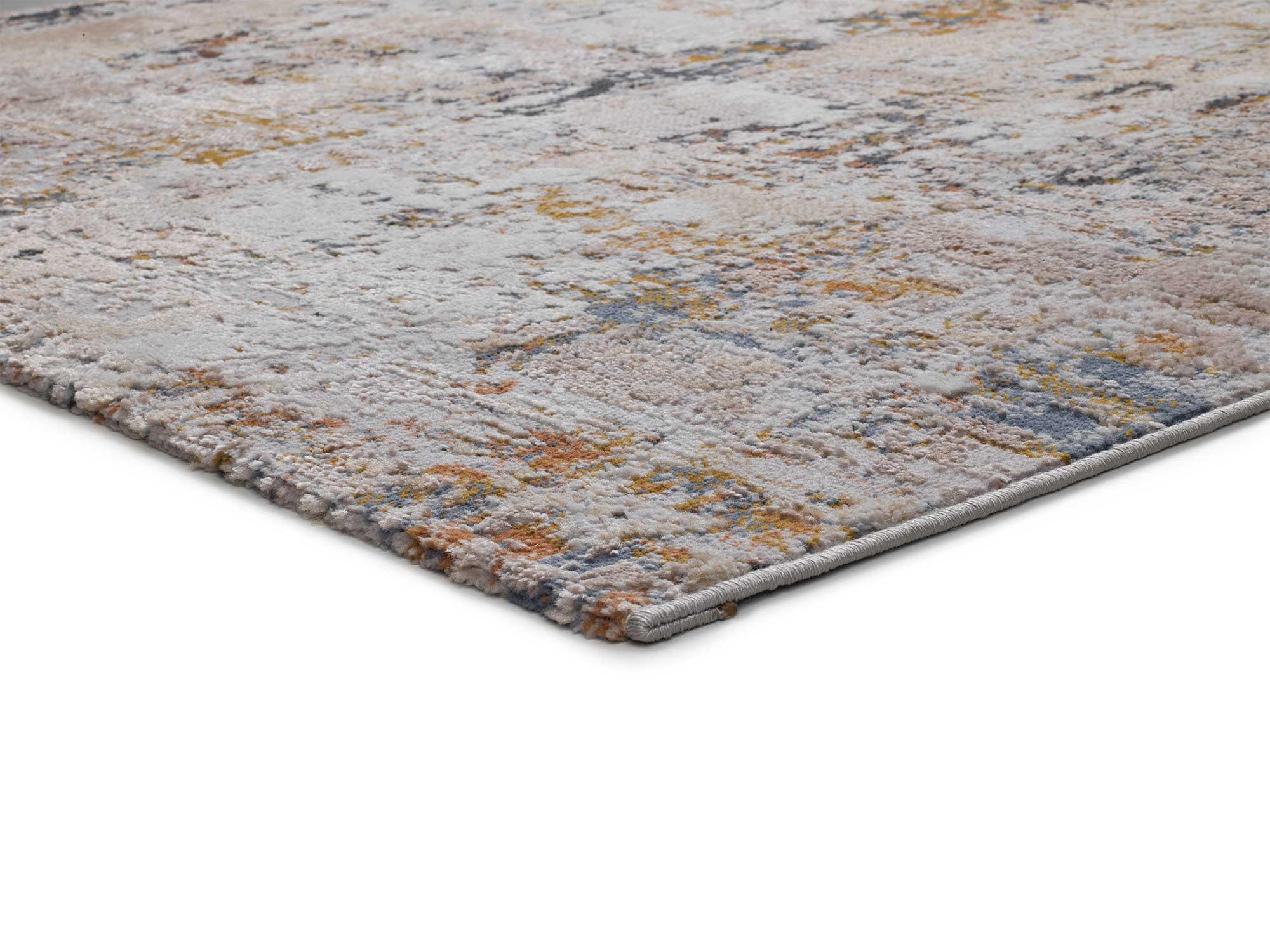 WEBTEPPICH Beige Springs 115/170 cm - Blau/Beige, Naturmaterialien/Textil (115/170cm) - Atticgo